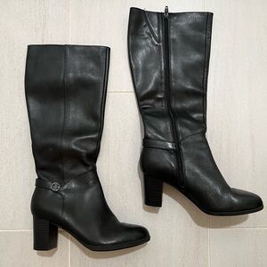 Giani Bernini Extended Wide Calf Leather Boots!